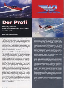 take off, Eintrag im Messekatalog, September 2000
